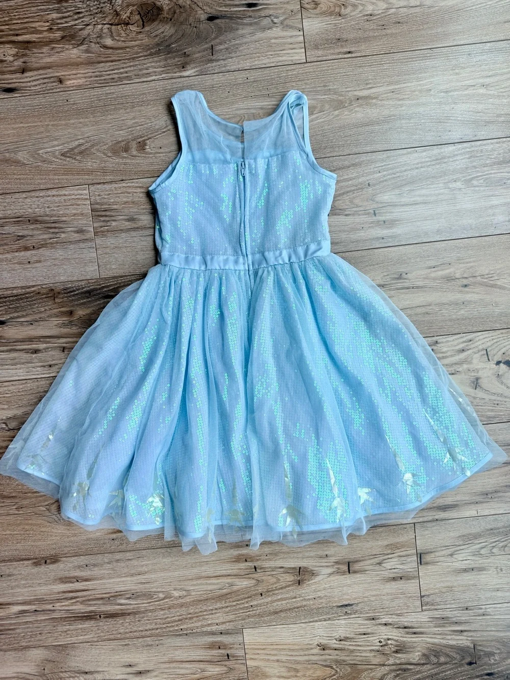 Disney Store Frozen 2 Elsa Sequin Tulle Dress Girls 7/8
